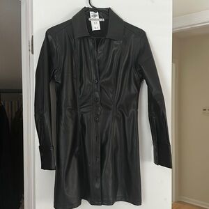 Abercrombie & Fitch Vegan Leather Dress